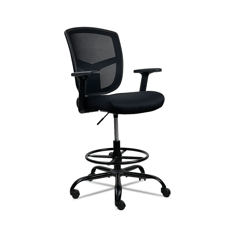 MC-7803 Quick Moveable Mid Back Mesh Office Chair Armrest Height Adjustable