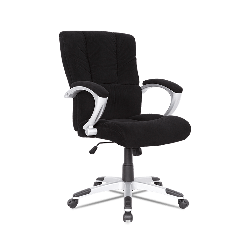 MC-7105 Adjustable Height Mid Back Velvet Fabric Executive Office Chair